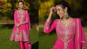 Jasmin Bhasin turns Indian Barbie in pink embellished salwar suit, see photos