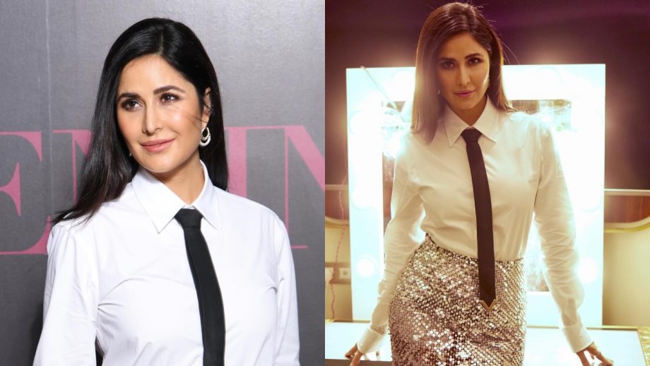 Katrina Kaif exudes corporate glam in sequined skirt suit 871956