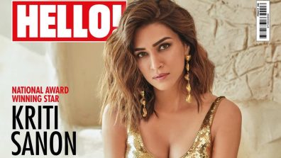 Kriti Sanon Spreads Her Glittery Charm In Golden Co-ord Set