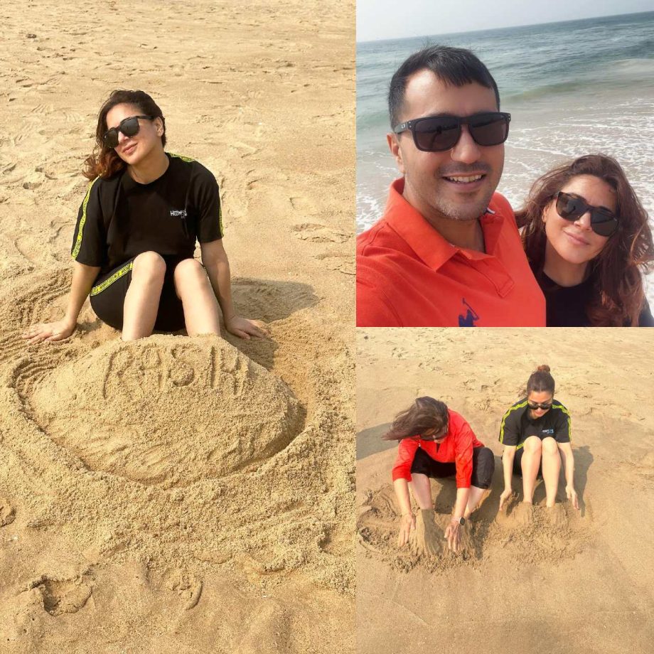 Love Birds: Shraddha Arya builds ‘sand castle’ with husband Rahul Nagal 875888