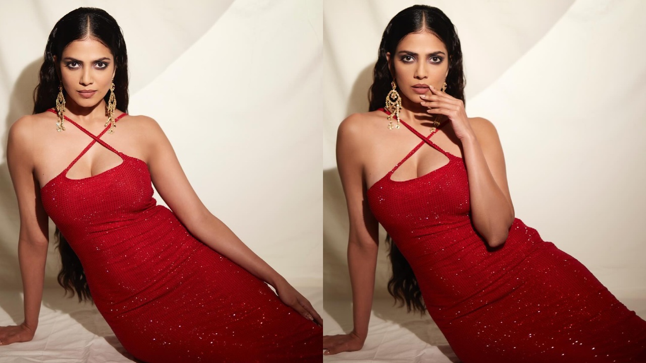 Malavika Mohanan Horns 'Christmas' Vibes In Red Shimmery Dress, Take A Look 874497