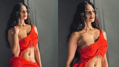 Malavika Mohanan is sensuality personified in red cutout dress, see photos