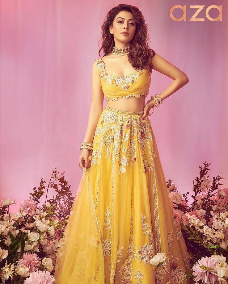 Malavika Mohanan, Rakul Preet Singh, And Hansika Motwani's Ethnic Elegance In Lehenga 876101