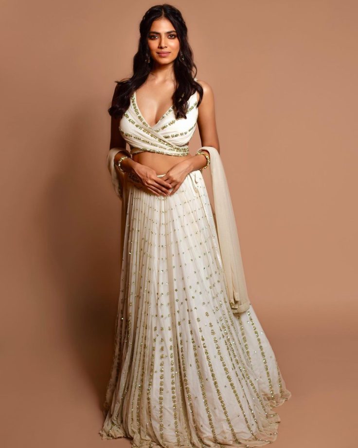 Malavika Mohanan, Rakul Preet Singh, And Hansika Motwani's Ethnic Elegance In Lehenga 876102