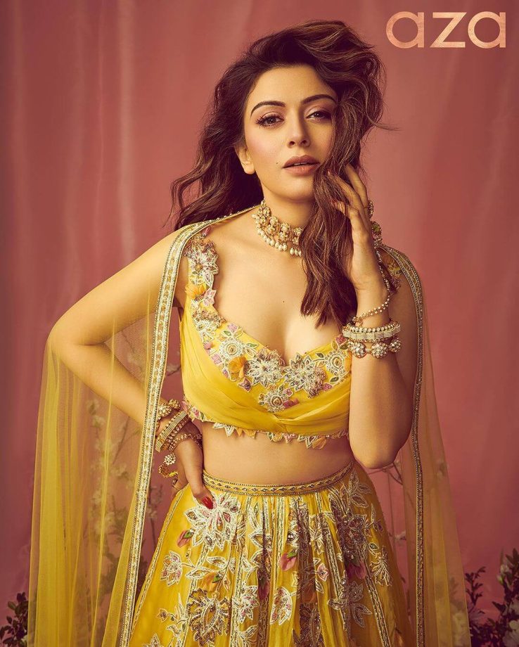Malavika Mohanan, Rakul Preet Singh, And Hansika Motwani's Ethnic Elegance In Lehenga 876105