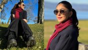 Mrunal Thakur cuts casual figure in black pullover and cargo pants [Photos]