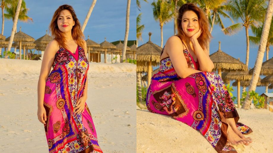 Munmun Dutta aka Babita Ji stuns in abstract print beach dress, check out 873842