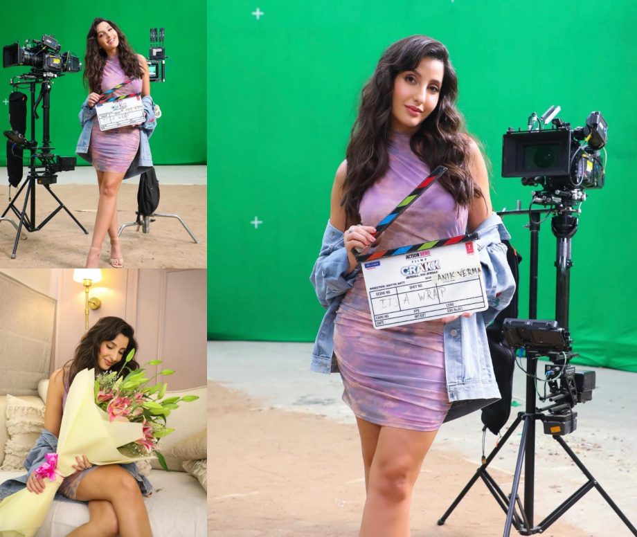 Nora Fatehi Wraps 'Crakk' Shooting With Vidyut Jammwal Says, ' I Can't Wait..' 874309