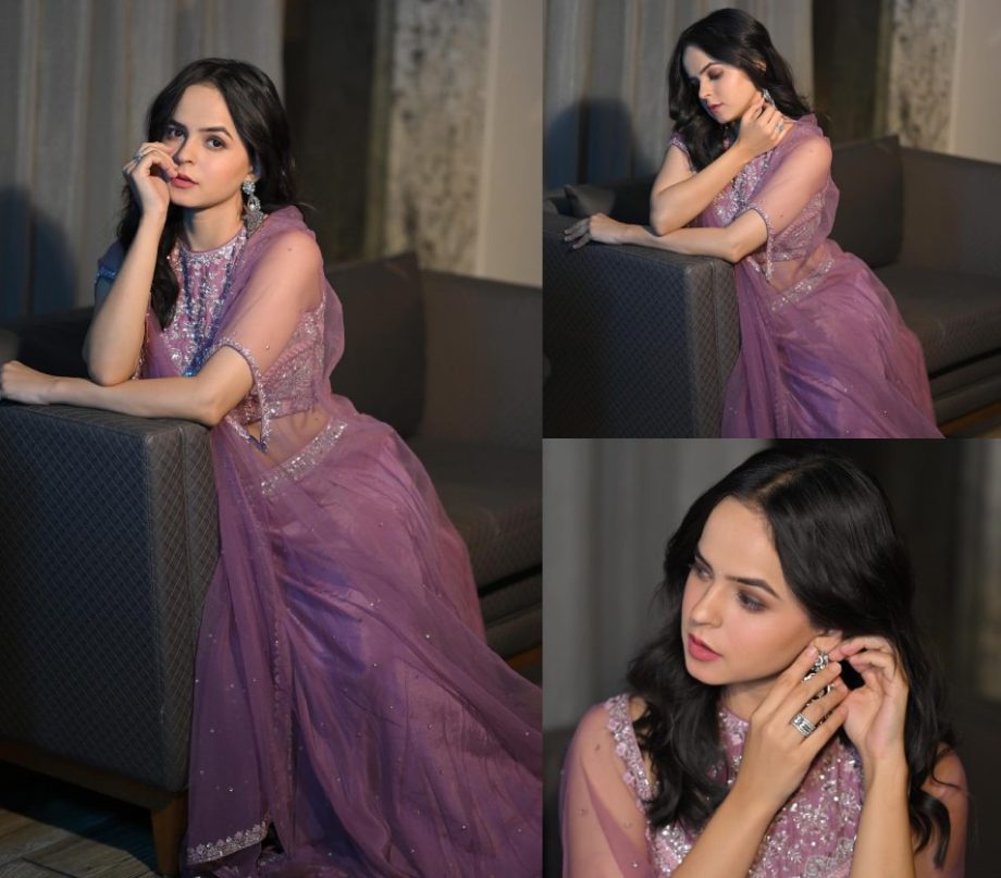 Palak Sindhwani turns divine in lilac embellished lehenga choli, take cues 872908