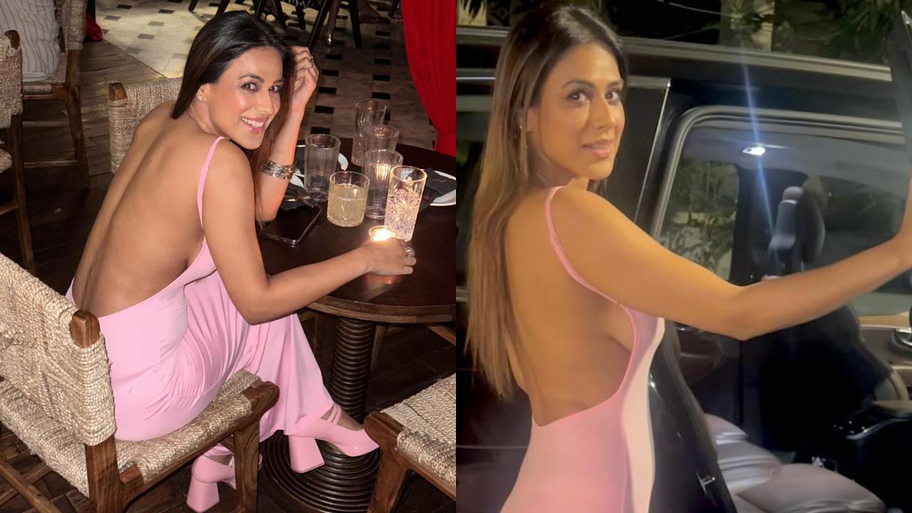 Party Wear For Girls: Style up in pink backless bodycon like Nia Sharma 876323