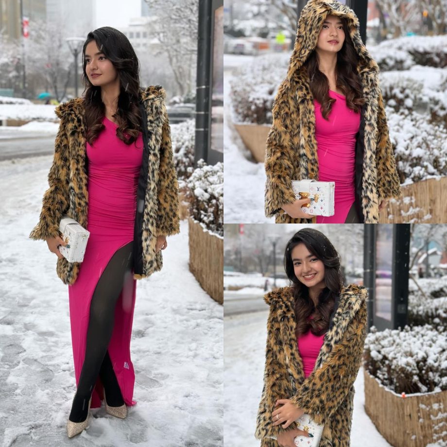 [Photodump] Anushka Sen cuts glam figure in hot pink bodycon dress in Seoul 876358