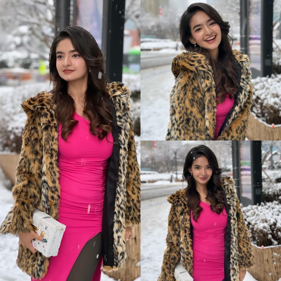 [Photodump] Anushka Sen cuts glam figure in hot pink bodycon dress in Seoul 876360