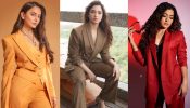 [Photos] Rakul Preet Singh, Tamannaah Bhatia and Rashmika Mandanna play “power” in quirky pantsuits