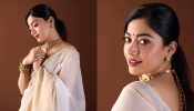 Rashmika Mandanna turns ravishing in ivory white saree, check out