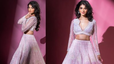 Royal Reverie: Pranali Rathod turns heads in embellished lehenga set