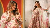 Rubina Dilaik’s Printed Floral Anarkali Set Is Must-have Pregnancy Outfit