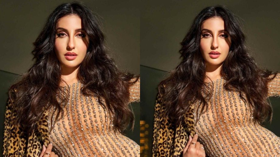 Sequin, sass and wild! Nora Fatehi’s bold look in nude bodysuit 872747