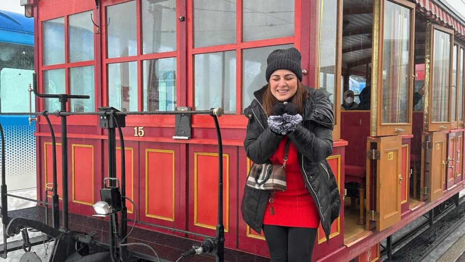 Shraddha Arya turns ‘Red Riding Hood’ in Switzerland, see photos 873408