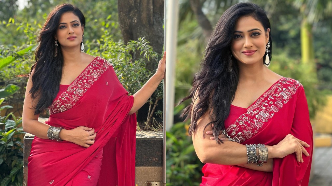 Shweta Tiwari Redefines Elegance In Bold Red Saree, See Photos 873097