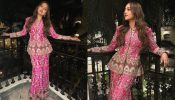 Sonakshi Sinha’s Pink Embellished Traditional Co-ord set is Perfect for this Wedding Season