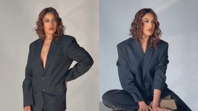 Surbhi Chandna turns boss lady in an oversized pantsuit, watch