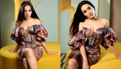 Surbhi Jyoti turns boho babe in ruched midi dress worth Rs 9000 [Photos]