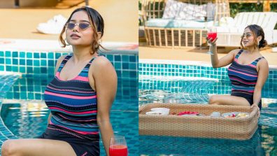 Swag Life! Manisha Rani turns pool baby in Goa, enjoys floating breakfast platter