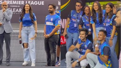 Tennis Premier League 2023: Rakul Preet Singh caught in candid moment with her team ahead of match [Photos]