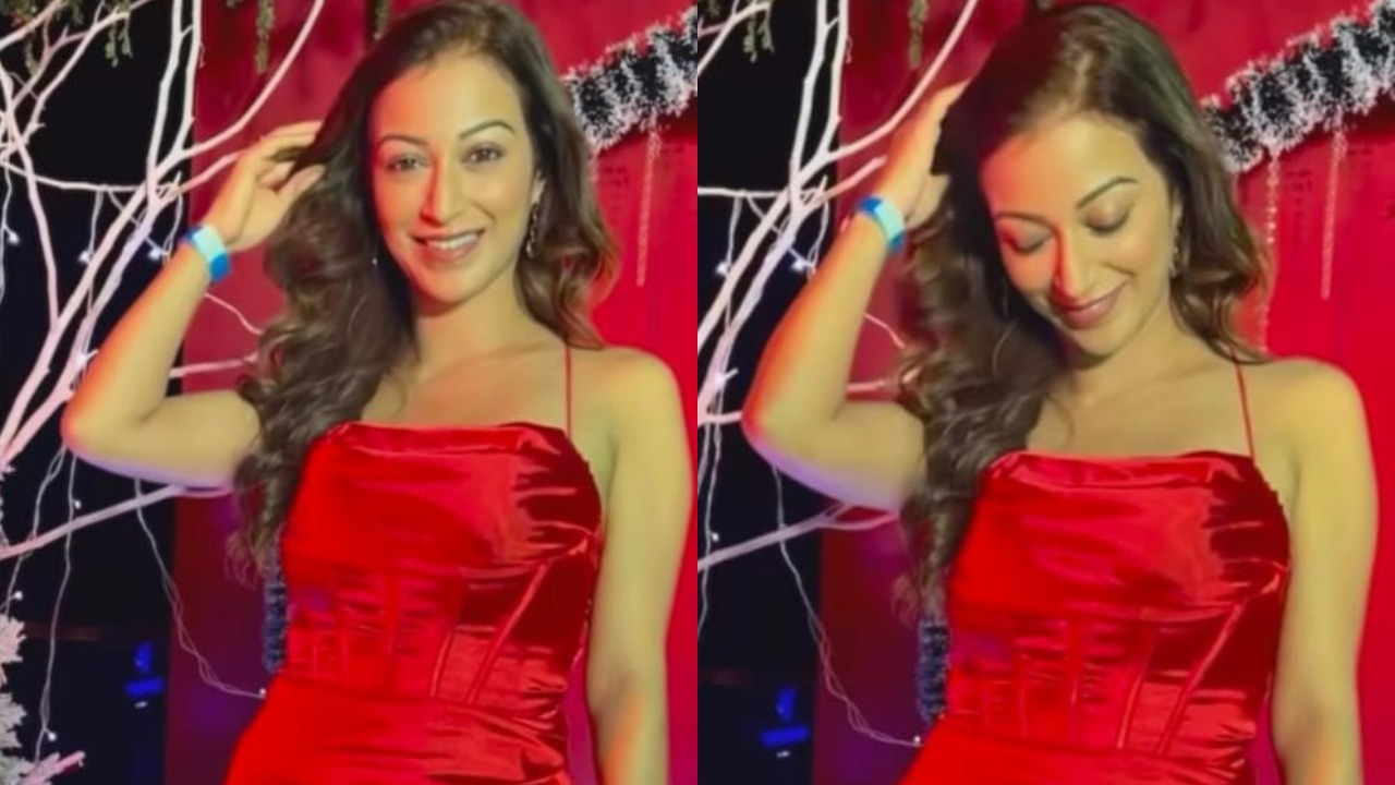 TMKOC'S Sunayana Fozdar Strikes A Pose In Red Hot Dress, See Photos 875024