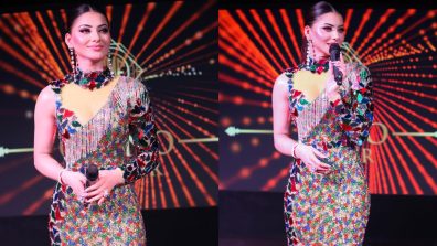 Urvashi Rautela Gets Into Spotlight In Colorful Beaded Dress, See Photos