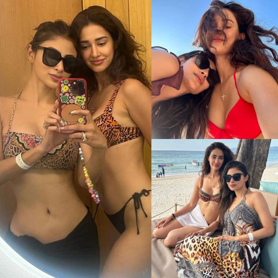 Vacay Goals: Disha Patani And Mouni Roy Look Too HOT In Bikinis 875328