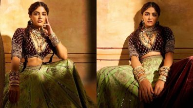 Wamiqa Gabbi turns queen in classic heavily embellished ghagra choli