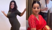 Watch: Monalisa Transforms Herself From Videshi To Desi Girl In Red Saree