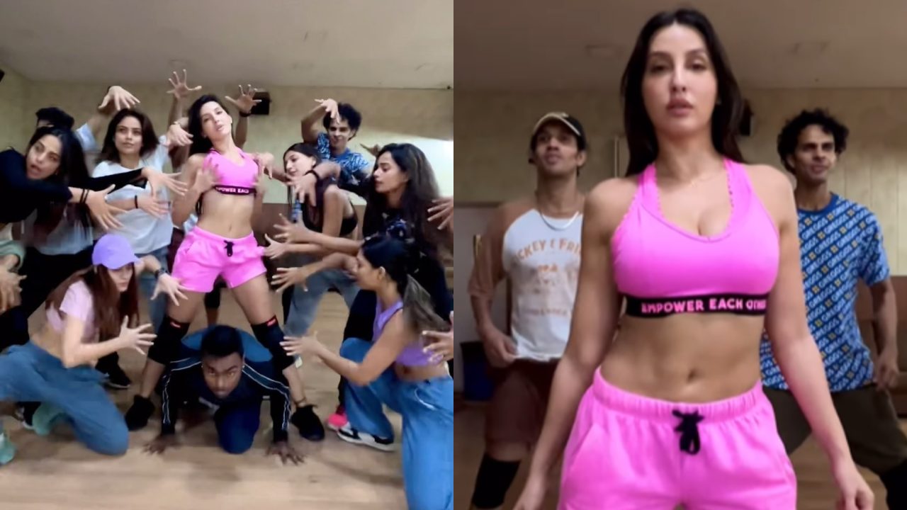 Watch: Nora Fatehi aces steamy moves in this dance rehearsal video 876312