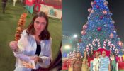 Watch: Shraddha Arya celebrates Christmas with family, enjoys tornado potato and more