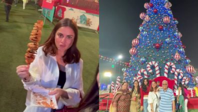 Watch: Shraddha Arya celebrates Christmas with family, enjoys tornado potato and more