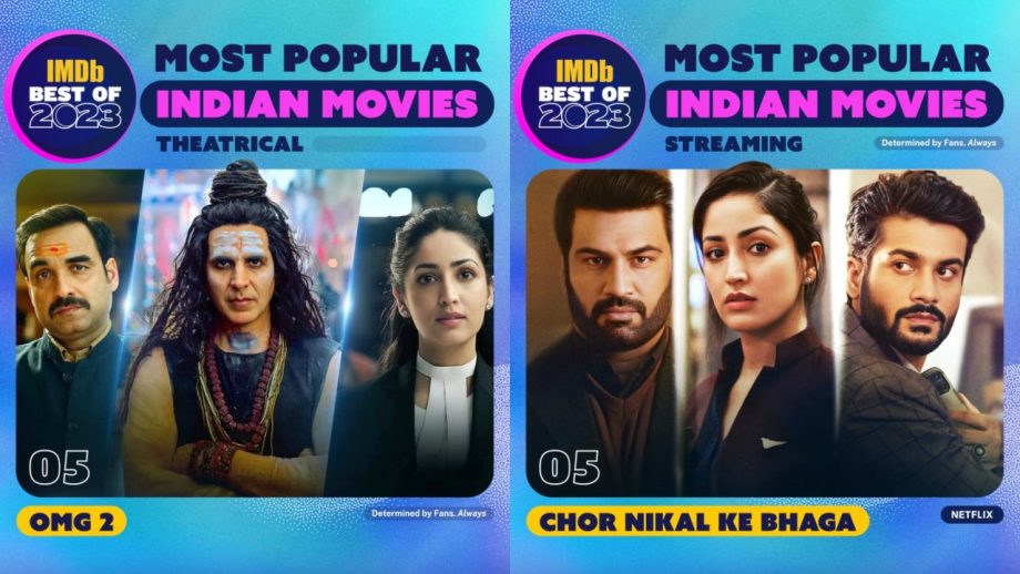 Yami Gautam Triumphs on IMDb's 'Most Popular Indian Movies Theatrical and OTT’' and List with 'Chor Nikal Ke Bhaga' and 'OMG 2' making to the top! 871843